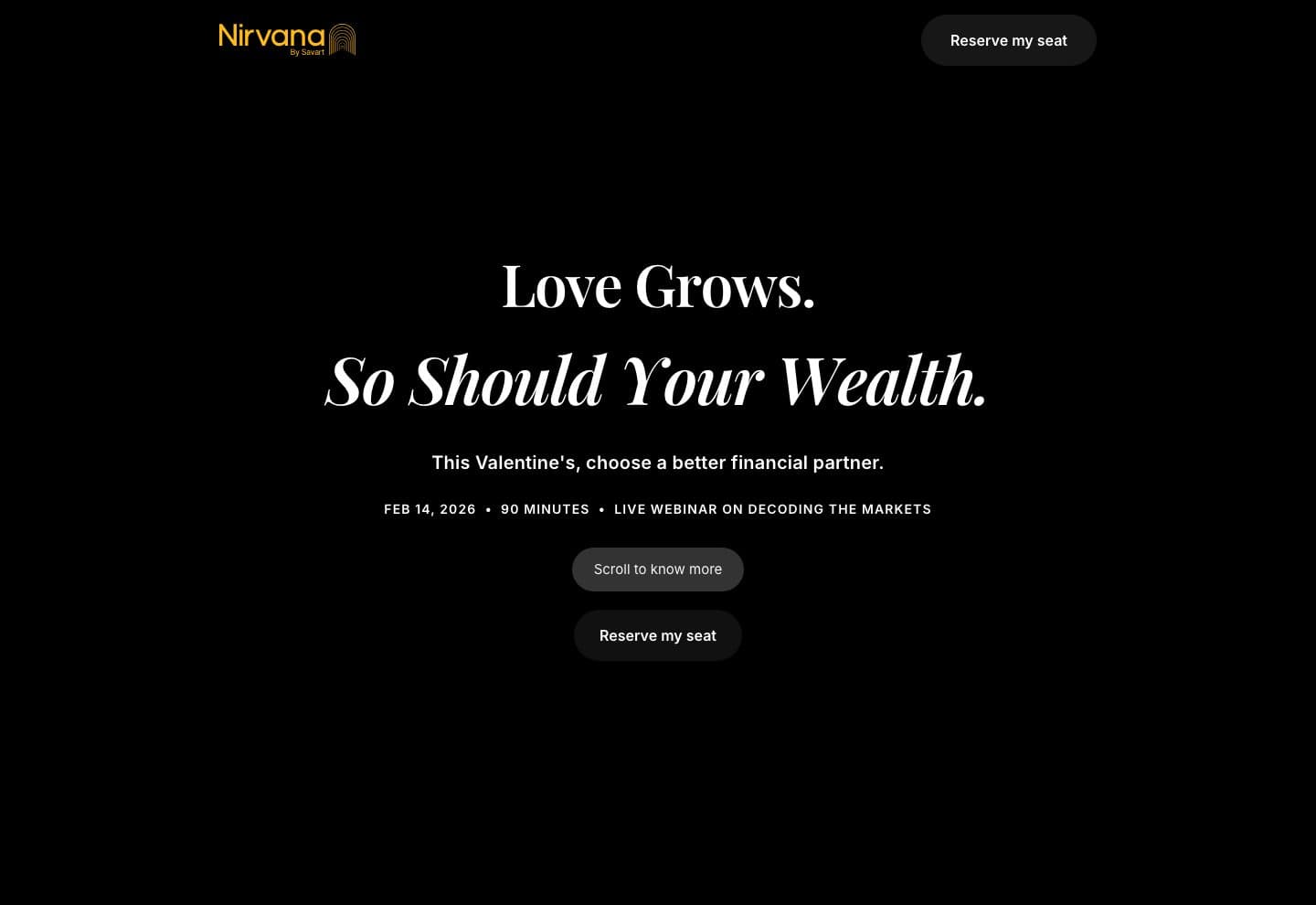 Nirvana Webinar